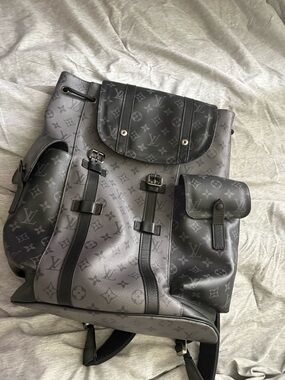 Louis Vuitton Monogram Eclipse Black & Grey Backpack